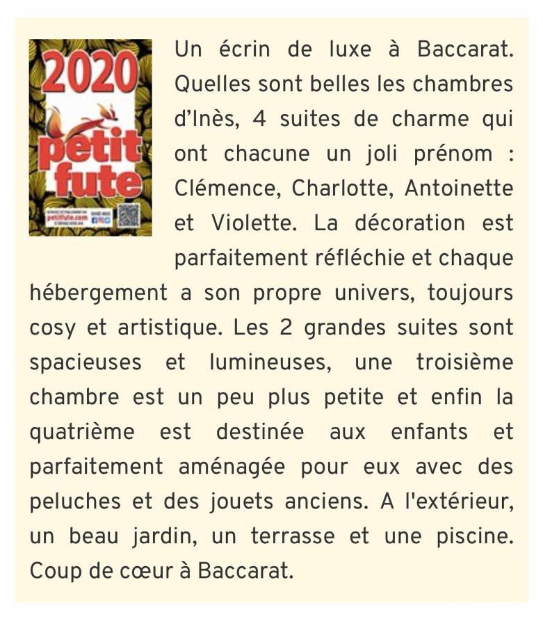 Pensión La Maison D Ines And Ugolin & Baccarat